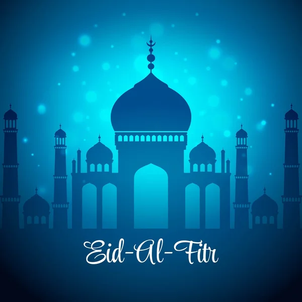 Eid Al Fitr. Eid Mubarak. Vector background — Stock Vector