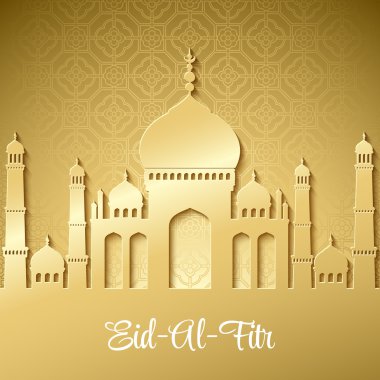 Eid Al Fitr. Eid Mubarak. Vector background