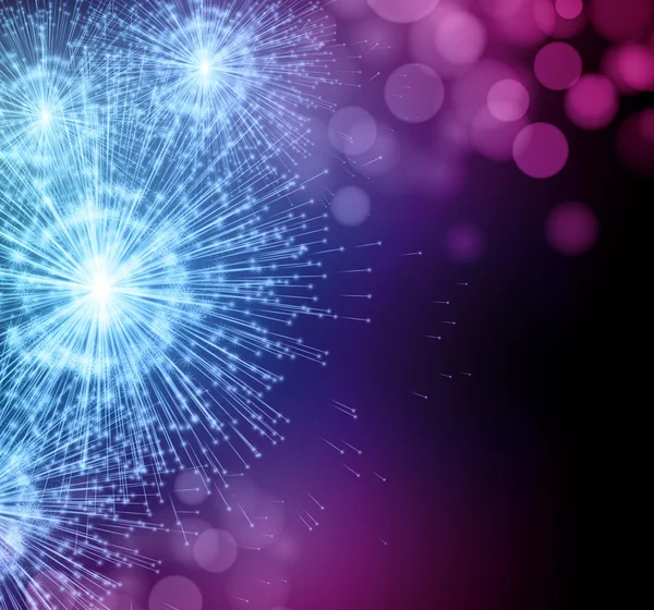 Celebrate party sparkler little fireworks. Vector illustration — Stock Vector