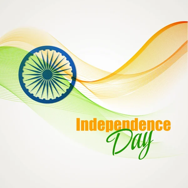 Creative Indian Independence Day concept. Vector illustration — Stock Vector