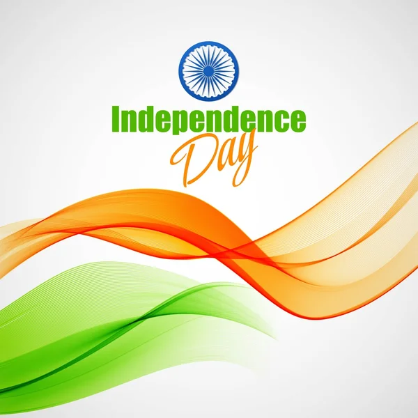 Creative Indian Independence Day concept. Vector illustration — Stock Vector