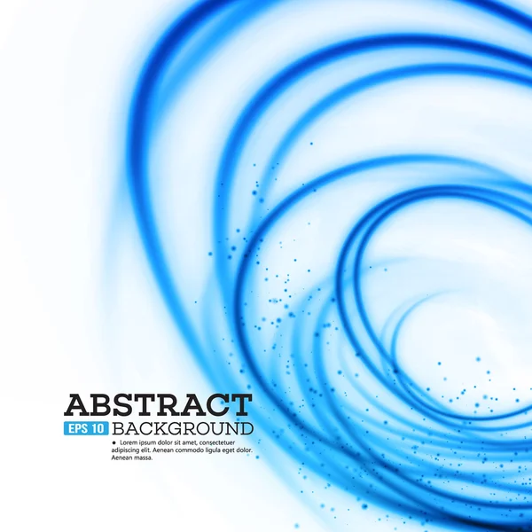 Abstracte blauwe verlichting Effect achtergrond. Vectorillustratie — Stockvector