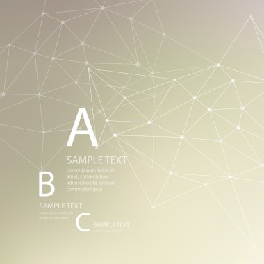 Arka plan bağlantı konsepti ile. Vektör çizim