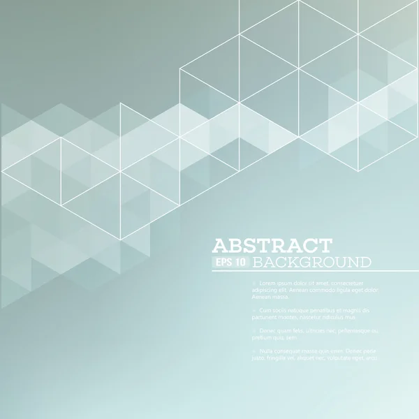 Fondo borroso abstracto con triángulos. Ilustración vectorial Vector De Stock