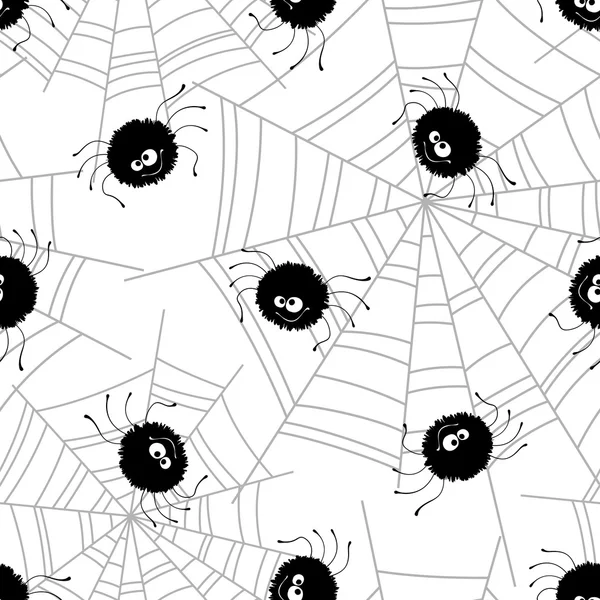 Halloween fundo padrão sem costura. ilustração vetorial —  Vetores de Stock