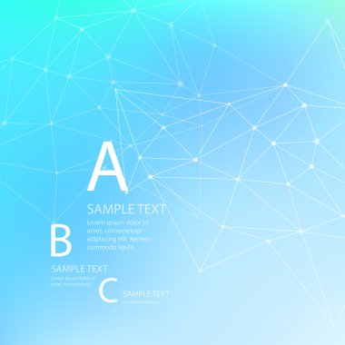 Arka plan bağlantı konsepti ile. Vektör çizim