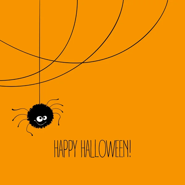 Funny Halloween karty z pozdrowieniami potwora oczy. Ilustracja wektorowa — Wektor stockowy