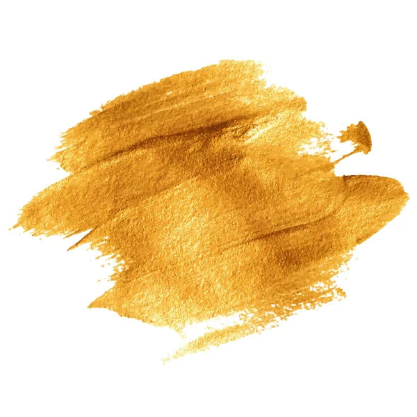 Gold-Acrylfarbe. Vektorillustration — Stockvektor