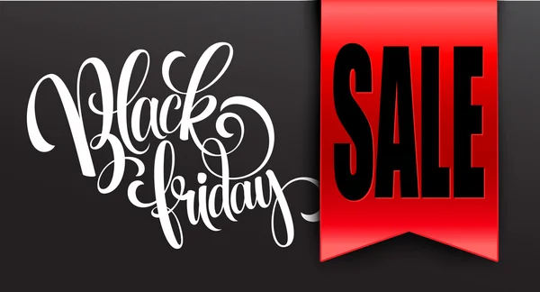 Black friday sale design template. Vector illustration — Stock Vector