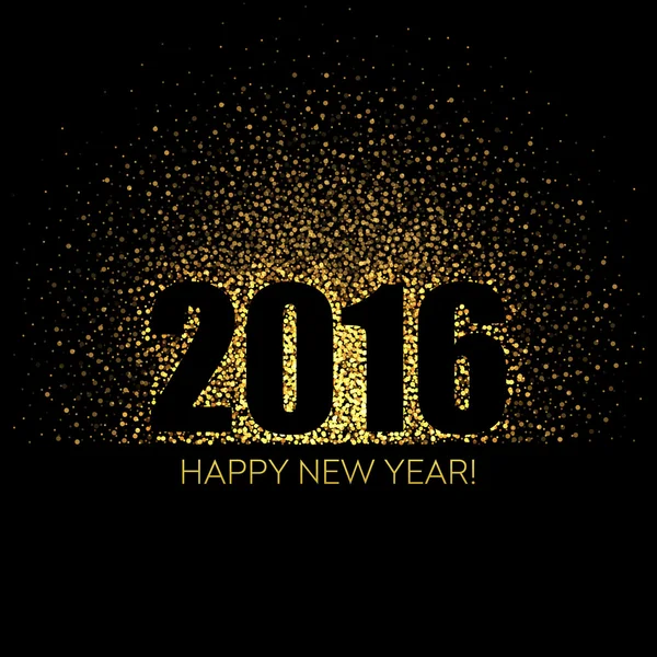 2016 Счастливого Нового Года. Векторная иллюстрация — стоковый вектор