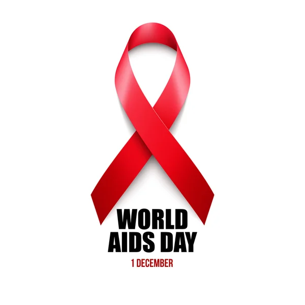 AIDS-bewustzijn. Wereld Aidsdag concept. Vectorillustratie — Stockvector