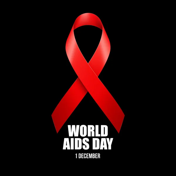 AIDS-bewustzijn. Wereld Aidsdag concept. Vectorillustratie — Stockvector