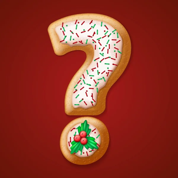 Рождественское печенье — стоковый вектор
