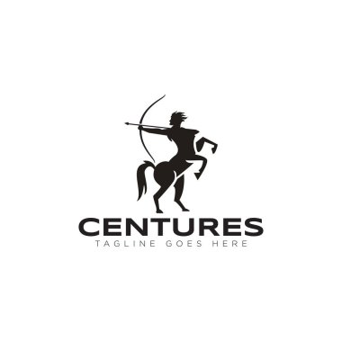 Okçu ve Centaurus vektörlü centures logosu