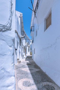Beyaz Frigiliana, Malaga, İspanya sokakları