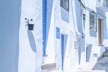 Beyaz Frigiliana, Malaga, İspanya sokakları