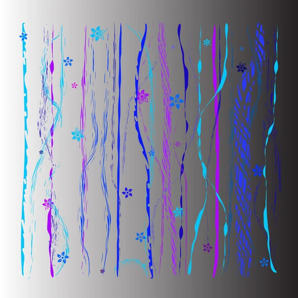 Imagen vectorial de abstracción geométrica en azul y púrpura — Archivo Imágenes Vectoriales