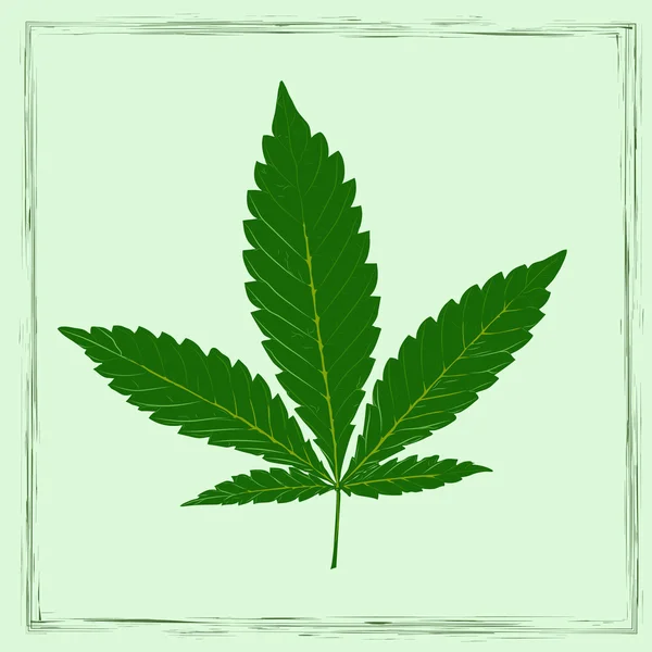 Цветной абстрактный бесшовный векторный рисунок с листьями марихуаны и колючей проволокой — стоковый вектор