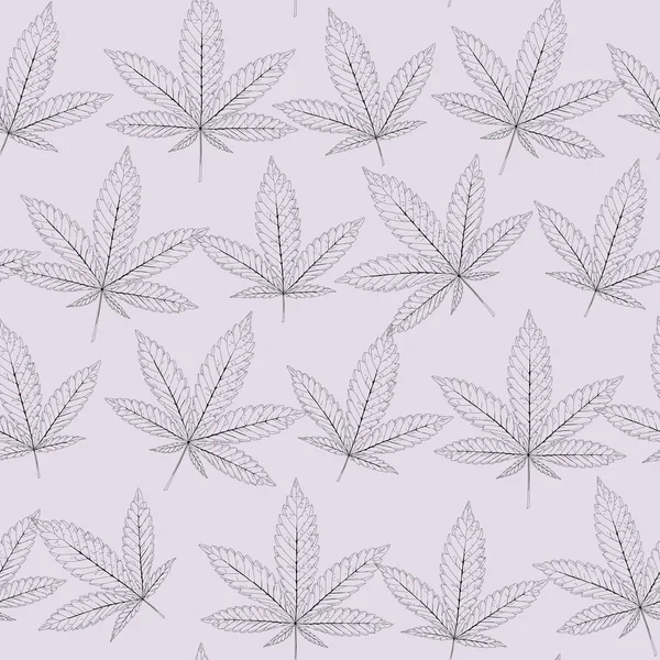 Patrón vectorial sin costura abstracto con hojas de marihuana coloridas — Archivo Imágenes Vectoriales