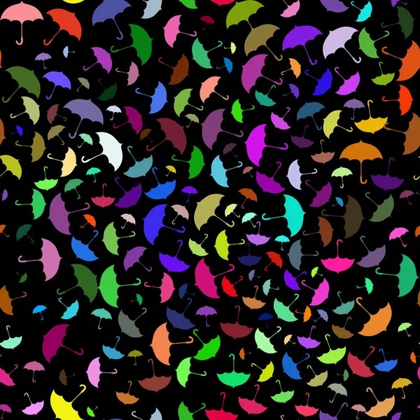 Abstraktní barevné bezešvé vzor s deštníkem — Stockový vektor