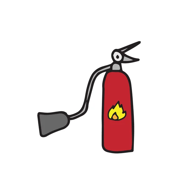 Objeto extintor de incêndio — Vetor de Stock