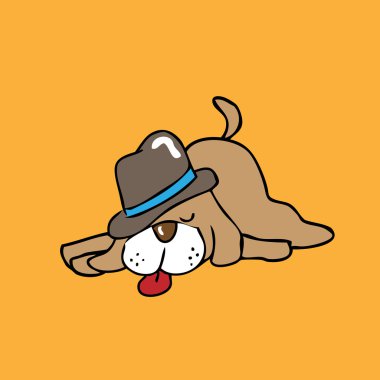 Tembel köpek uyku