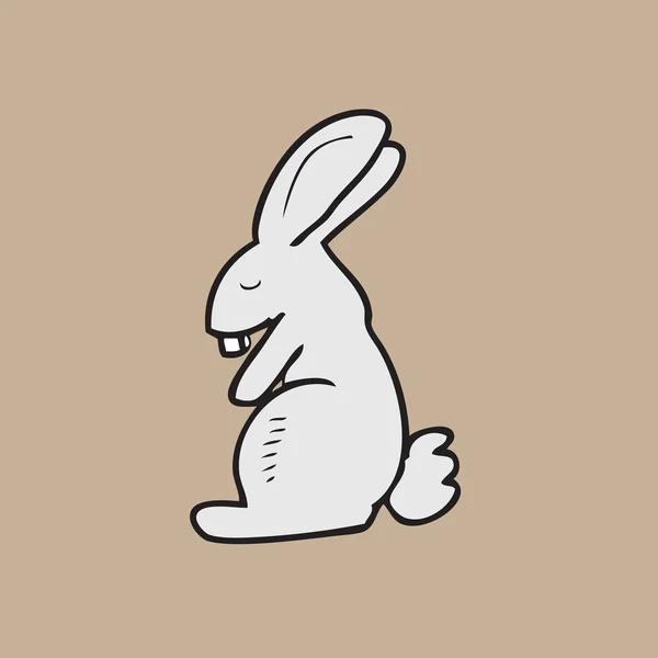 Grigio coniglio — Vettoriale Stock