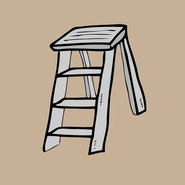 Escalera de escalera — Vector de stock