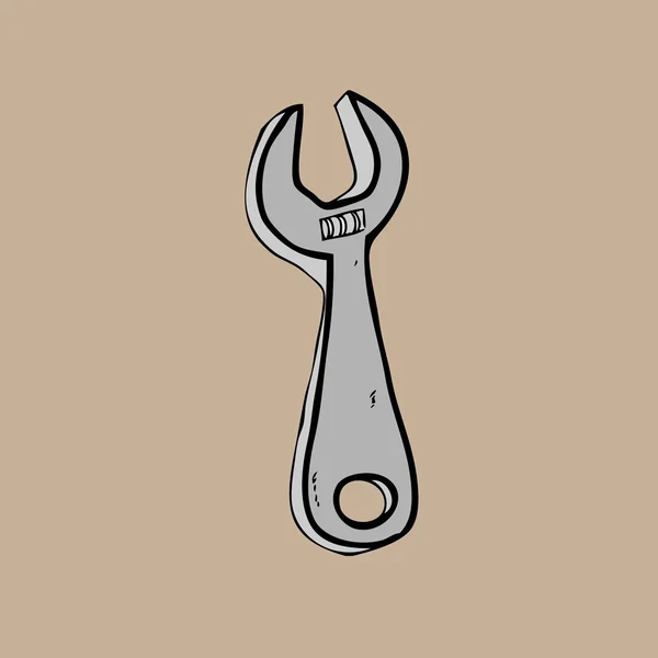Wrench spanner — Stock Vector