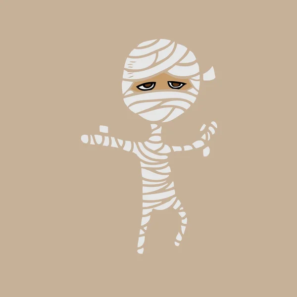 Mumie menschlicher Monsterverband — Stockvektor