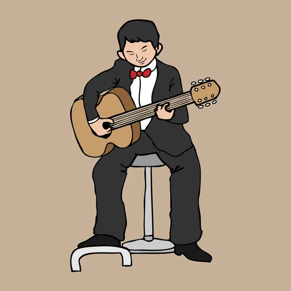 Гитарист — стоковый вектор