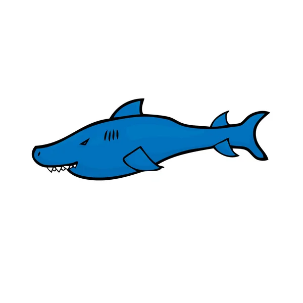 Tiburón — Vector de stock