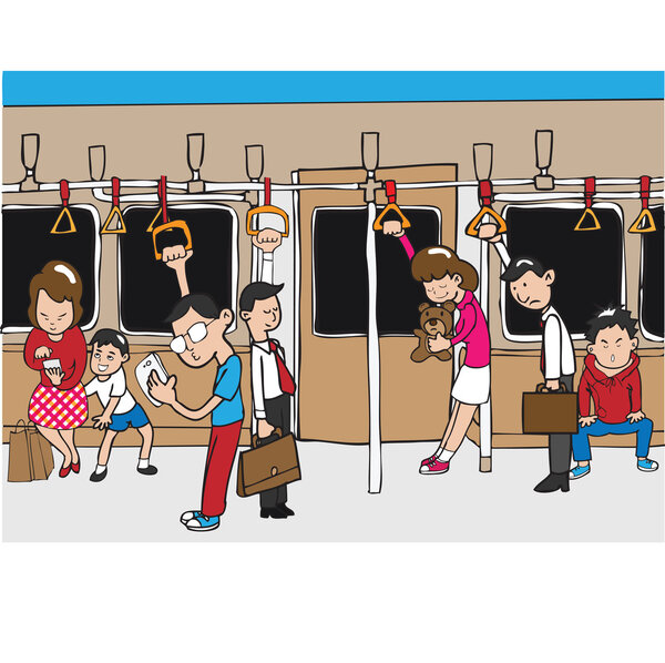 Массы в метро
