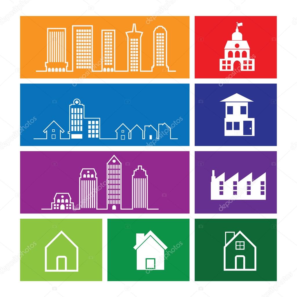 Building in line design Stock Vector Image by 73296659