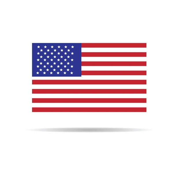 Bandeira americana — Vetor de Stock