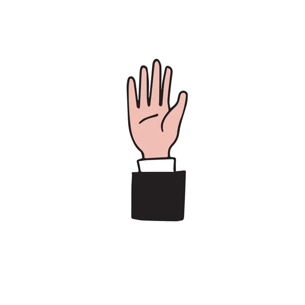 Hand up — Stock Vector