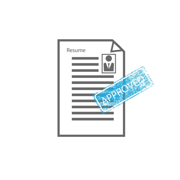 Onaylanmış özgeçmiş adam