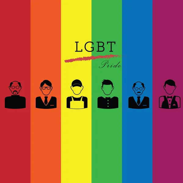 Lgbt fierté gay 1 — Image vectorielle