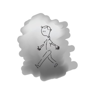 Man walking vector Man walking vector