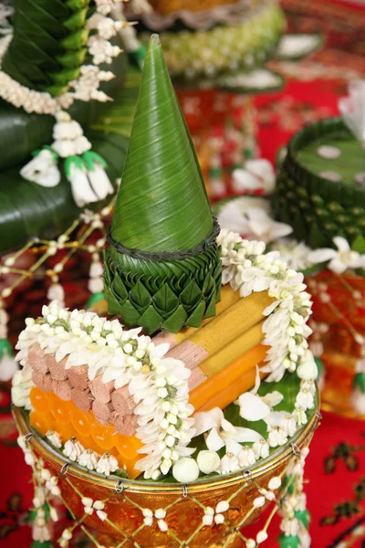 Taca wesele prezenty tajski — Zdjęcie stockowe