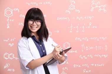 Asya bilim adamı alarak Not Tablet