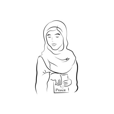 Barış Müslüman kız