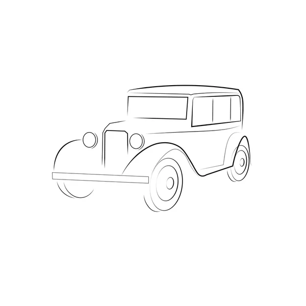 Classic car — Stock Vector