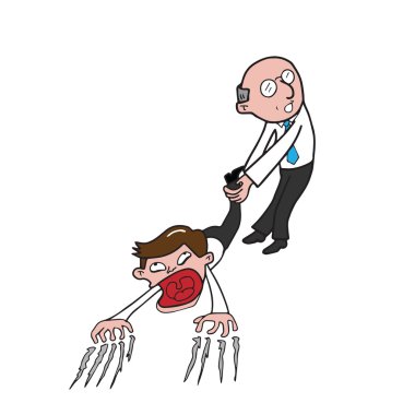 İşadamı çekerek patron