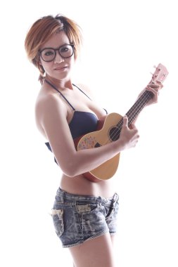 Bikini küçük gitar gözlük modeli