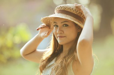 Vintage tarzı giyinme model