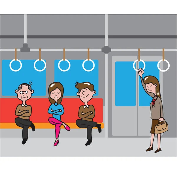 Metro ulaşım insanlarda