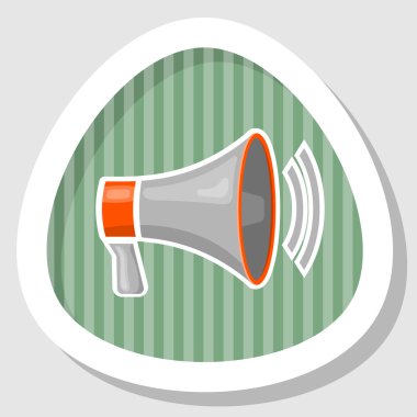 Vektör megafon simgesi