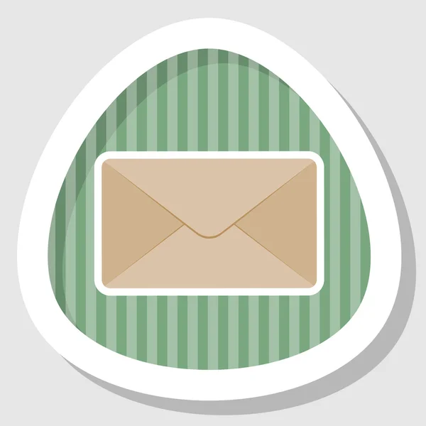 ベクトル カラフルな封筒のアイコン — ストックベクタ