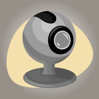 Vektör webcam düz kutsal kişilerin resmi